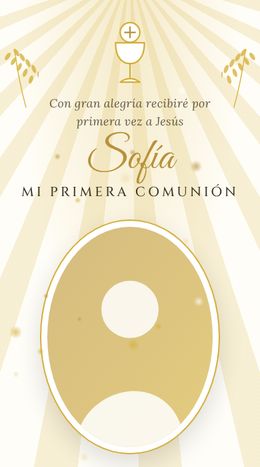 Diseño Luz de comunión