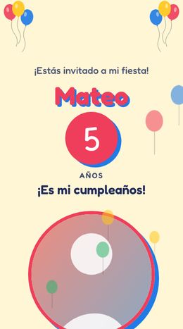 Diseño Fiesta de globos