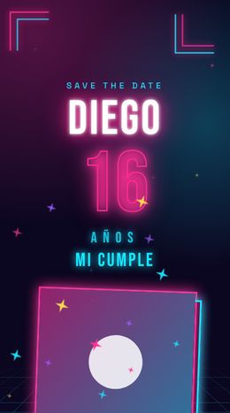 Diseño Neón party